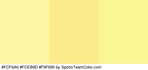 #FCF6A6 #FCEB8D #F9F695 Colors