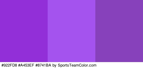 #922FD8 #A453EF #8741BA Colors