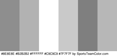 #8E8E8E #B2B2B2 #FFFFFF #C9C9C9 #7F7F7F #B7B7B7 Colors