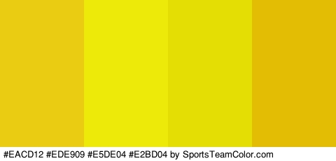 #EACD12 #EDE909 #E5DE04 #E2BD04 Colors