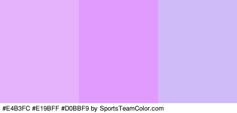 #E4B3FC #E19BFF #D0BBF9 Colors