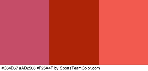 #C64D67 #AD2506 #F25A4F Colors