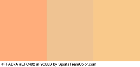 #FFAD7A #EFC492 #F9C88B Colors