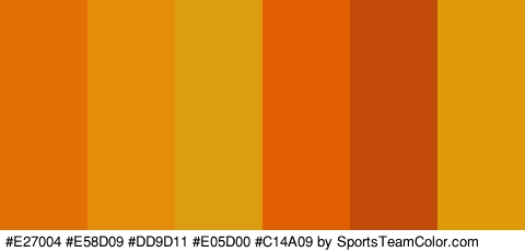 #E27004 #E58D09 #DD9D11 #E05D00 #C14A09 #DD9906 Colors