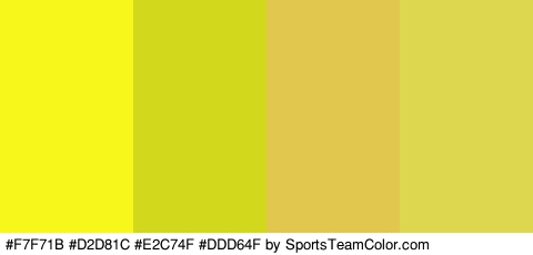 #F7F71B #D2D81C #E2C74F #DDD64F Colors