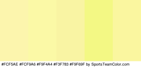 #FCF5AE #FCF9A6 #F9F4A4 #F3F783 #F9F69F Colors