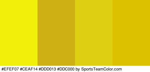 #EFEF07 #CEAF14 #DDD013 #DDC000 Colors