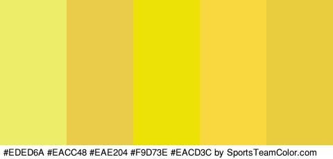 #EDED6A #EACC48 #EAE204 #F9D73E #EACD3C Colors