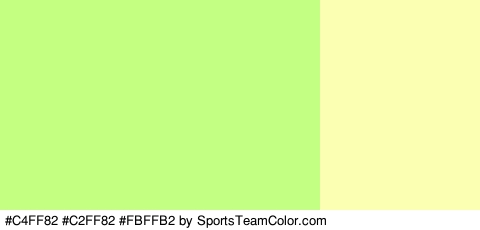 #C4FF82 #C2FF82 #FBFFB2 Colors