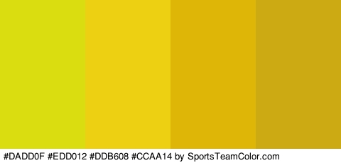 #DADD0F #EDD012 #DDB608 #CCAA14 Colors