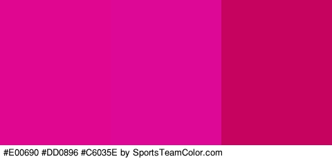 #E00690 #DD0896 #C6035E Colors