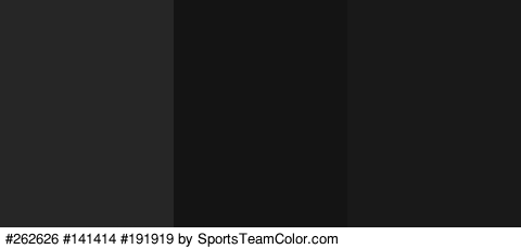 #262626 #141414 #191919 Colors