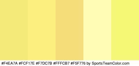 #F4EA7A #FCF17E #F7DC7B #FFFCB7 #F5F776 Colors