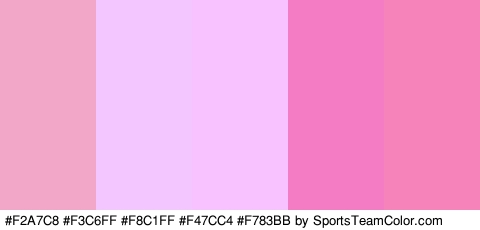 #F2A7C8 #F3C6FF #F8C1FF #F47CC4 #F783BB Colors