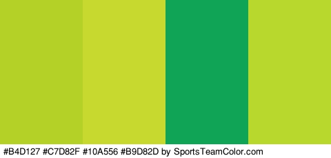 #B4D127 #C7D82F #10A556 #B9D82D Colors