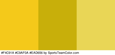 #F4C91A #C9AF0A #EAD656 Colors