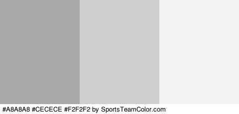 #A8A8A8 #CECECE #F2F2F2 Colors