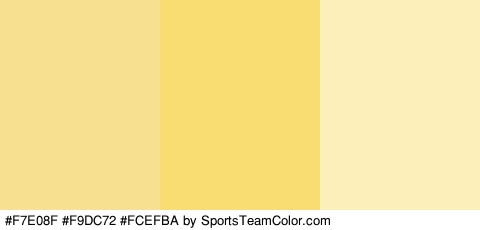 #F7E08F #F9DC72 #FCEFBA Colors