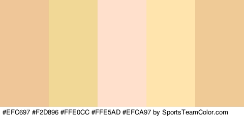 #EFC697 #F2D896 #FFE0CC #FFE5AD #EFCA97 Colors