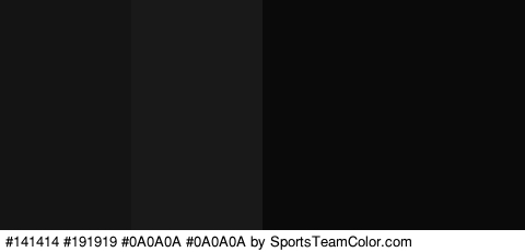 #141414 #191919 #0A0A0A #0A0A0A Colors