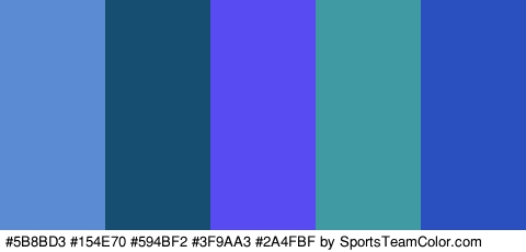 #5B8BD3 #154E70 #594BF2 #3F9AA3 #2A4FBF Colors