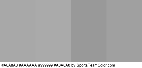 #A8A8A8 #AAAAAA #999999 #A0A0A0 Colors