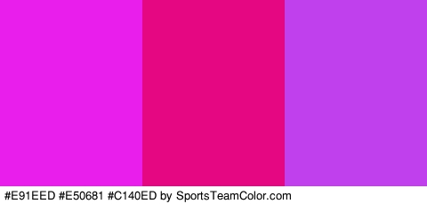 #E91EED #E50681 #C140ED Colors