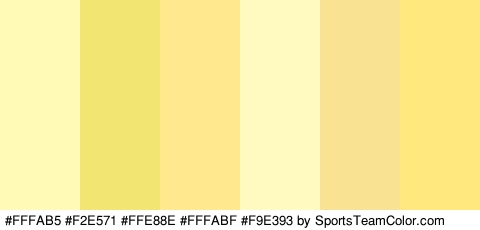 #FFFAB5 #F2E571 #FFE88E #FFFABF #F9E393 #FFE97F Colors