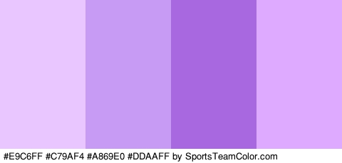 #E9C6FF #C79AF4 #A869E0 #DDAAFF Colors