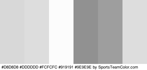 #D8D8D8 #DDDDDD #FCFCFC #919191 #9E9E9E #DDDDDD Colors