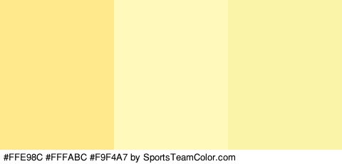 #FFE98C #FFFABC #F9F4A7 Colors