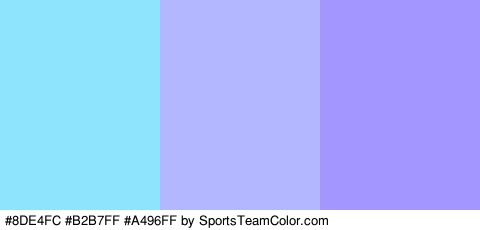 #8DE4FC #B2B7FF #A496FF Colors