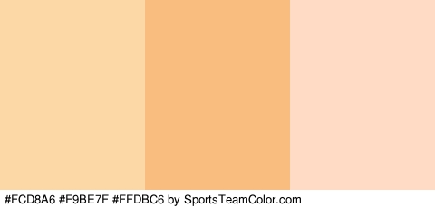 #FCD8A6 #F9BE7F #FFDBC6 Colors