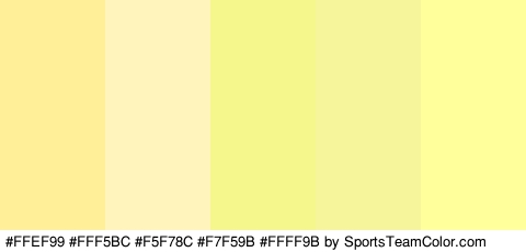 #FFEF99 #FFF5BC #F5F78C #F7F59B #FFFF9B Colors