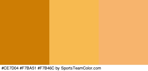 #CE7D04 #F7BA51 #F7B46C Colors