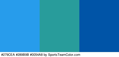 #279CEA #289B9B #0054A8 Colors