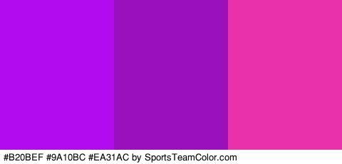 #B20BEF #9A10BC #EA31AC Colors