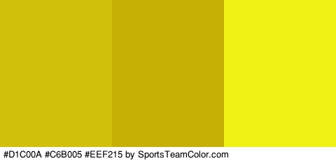 #D1C00A #C6B005 #EEF215 Colors