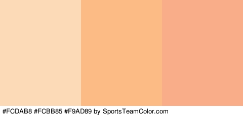 #FCDAB8 #FCBB85 #F9AD89 Colors