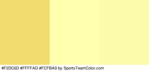 #F2DC6D #FFFFAD #FCFBA9 Colors