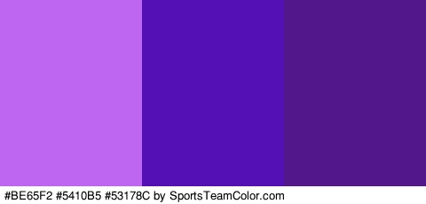 #BE65F2 #5410B5 #53178C Colors