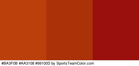 #BA3F0B #AA3108 #99100D Colors