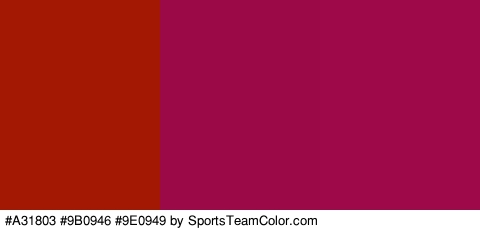 #A31803 #9B0946 #9E0949 Colors