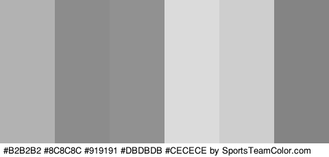 #B2B2B2 #8C8C8C #919191 #DBDBDB #CECECE #848484 Colors