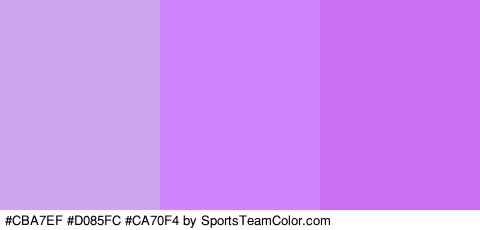 #CBA7EF #D085FC #CA70F4 Colors