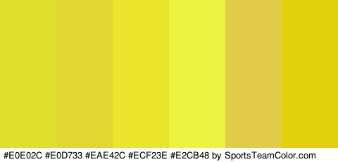 #E0E02C #E0D733 #EAE42C #ECF23E #E2CB48 #E2D00B Colors