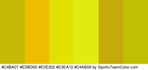 #C4BA07 #EDBD00 #E2E202 #E3EA10 #C4AB09 #C1BE03 Colors