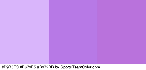 #D9B5FC #B679E5 #B972DB Colors