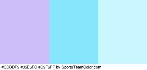 #CDBDF9 #85E6FC #C9F6FF Colors