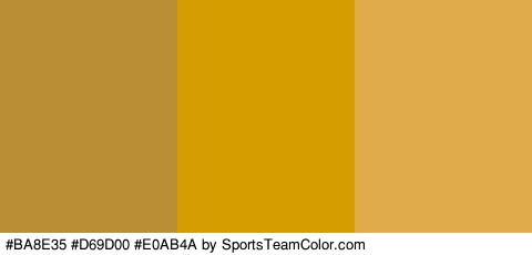 #BA8E35 #D69D00 #E0AB4A Colors